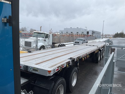 2016 Manac 17328CZ00 28 ft Tri/A B-Train Lead Oplegger