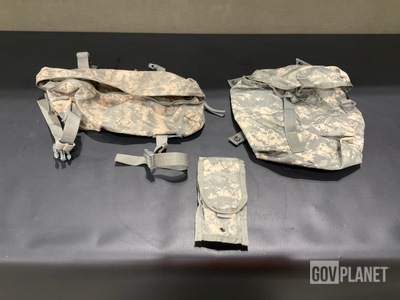 (280) M4 Two Mag Pouches, (75) Waist Packs & Assorted Items