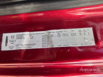 2019 Freightliner Cascadia 6x4 Tracteur Routier Couchette