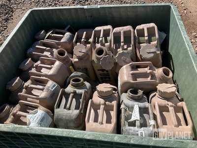 (14) Plastic Fuel Cans