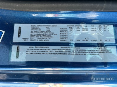 2024 Freightliner Cascadia 126 6x4 Tracteur Routier Couchette