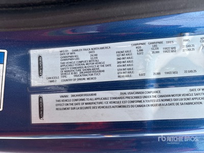 2024 Freightliner Cascadia 126 تراكتور شاحنة كابينة النوم (ثنائية المحور)