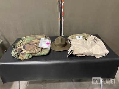 (6) Flyer's Helmet Bags, (2) Fuel Handler Coveralls & Assorted Items