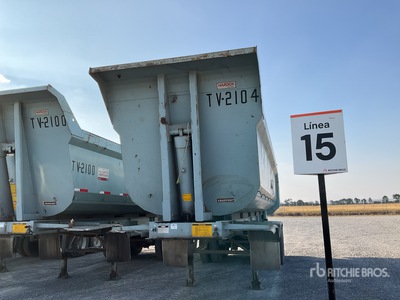 2021 Fruehauf DBRNDHT232W 30 ft T/A Frameless Remolque de Volteo / Tipping Trailer