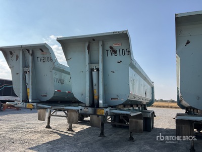 2021 Fruehauf DBRNDHT232W 30 ft T/A Frameless Remolque de Volteo / Tipping Trailer