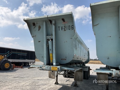 2021 Fruehauf DBRNDHT232W 30 ft T/A Frameless Remolque de Volteo / Tipping Trailer