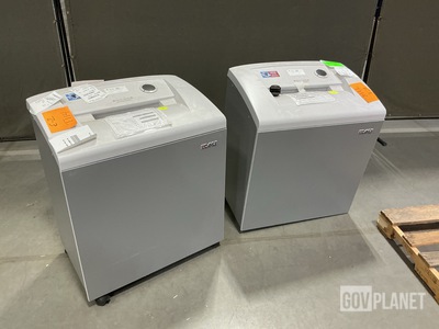 (2) Dahle 40534 High Security Shredders
