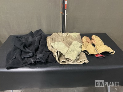 (2) Cold Weather Shirts, (15) Cold Weather Jackets & Assorted Items