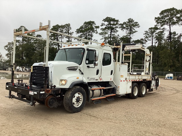 2015 IMT Material Handler on 2016 Freightliner 108SD 6x4 Hi-Rail Boom Truck 2015 IMT Material Handler on 2016 Freightliner 108SD 6x4 Hi-Rail Boom Truck