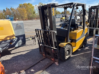 2016 Yale 50VX 4800 lb Pneumatic Tire Forklift