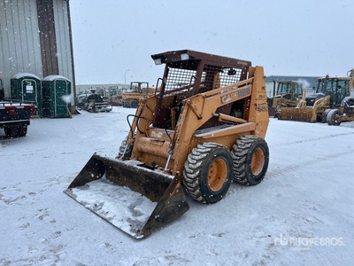 1989 Case 1845C Chargeuse à direction à glissement