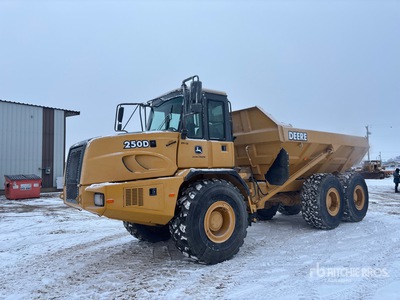 2006 John Deere 250D Kiepwagen met knikbesturing