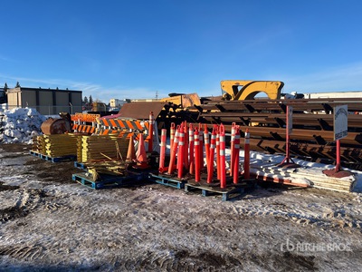 Quantity of Barricades and Straßenschilder