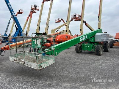 2015 Genie S-80X 4WD Diesel Telescopic Boom Lift