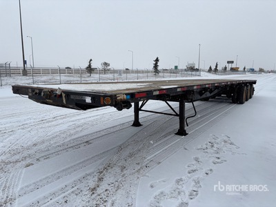 2009 Fontaine 53 ft Tri/A Flatbed Trailer