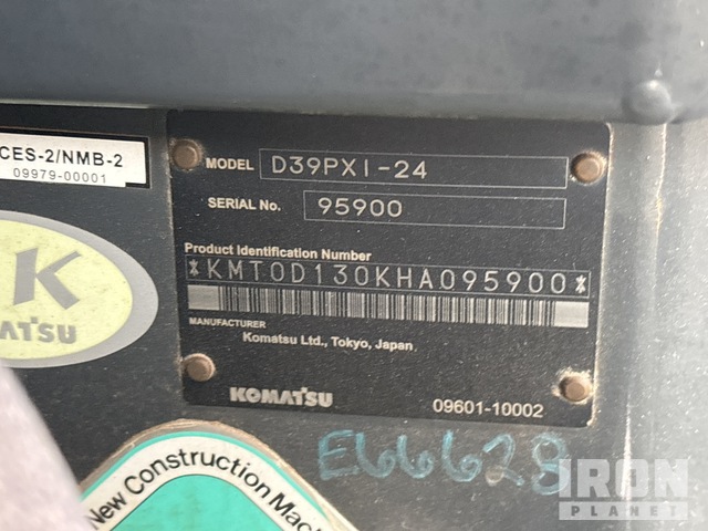 TOPADOR FRONTAL 2018 KOMATSU D39PXI24