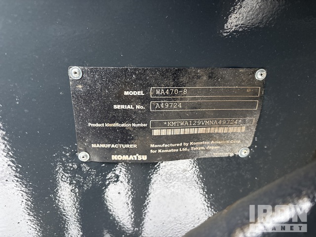 CARGADOR FRONTAL 2019 KOMATSU WA4708