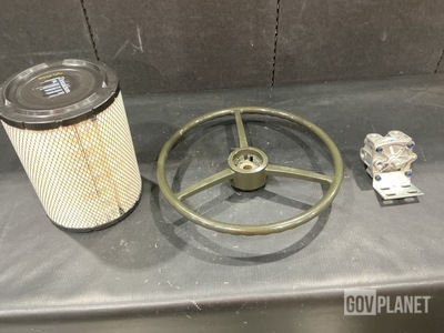 (48) Air Filters, (7) Steering Wheels, (10) Relay Valves & Assorted Items