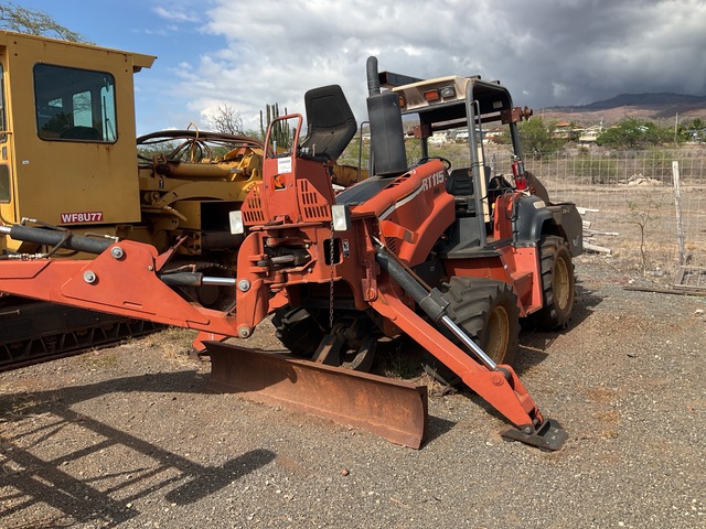 2003 Ditch Witch RT115H 4x4 Trencher Cable Plow