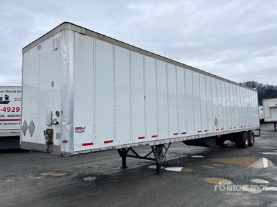 2018 Wabash 53 ft x 102 in T/A Van Trailer