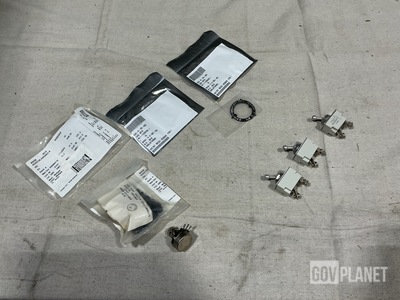 (3) Resistors, (10) Retaining Rings, (3) Circuit Breakers & Assorted Items