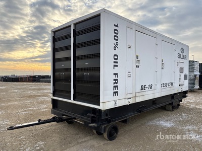 2006 Sullair DE-18 Tier 3 Series 1550 cfm Mobile Air Compressor (Inoperable)