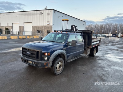 2008 Ford F-550 Flatbed Dump Truck