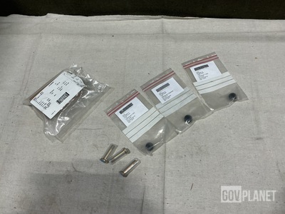 (1) Relief Valve, (8) Machine Bolts, (35) Knobs & Assorted Items