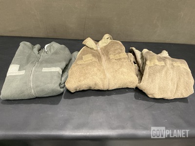 (13) Extreme Cold Weather Parka Liners & (62) Cold Weather Jackets