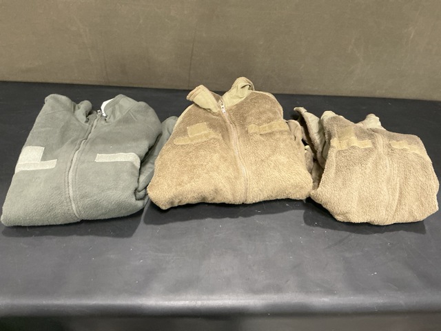 (13) Extreme Cold Weather Parka Liners & (62) Cold Weather Jackets