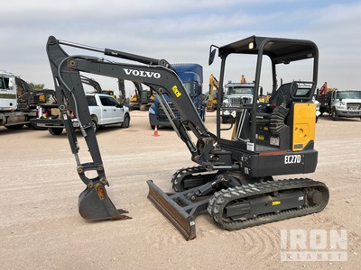 2023 Volvo EC27D Mini Excavator