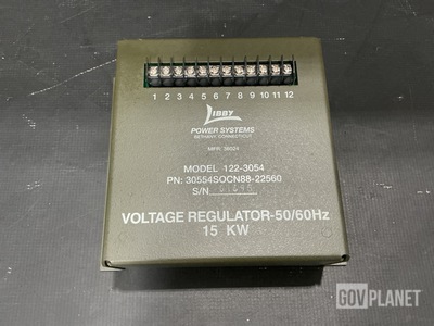Libby Power Systems 122-3054 Voltage Regulator