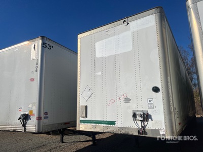 2013 Wabash 53 ft x 102 in T/A Van Trailer