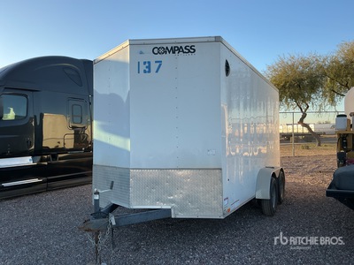 2022 Compass SSCBA7.0X14TE2FE 14 ft T/A Enclosed Trailer