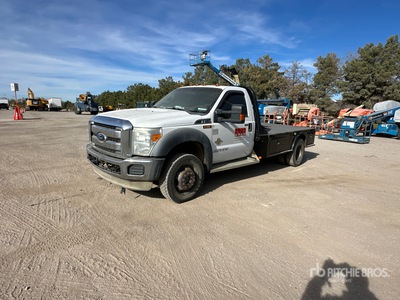 2011 Ford F-550 4x4 Flatbed Truck