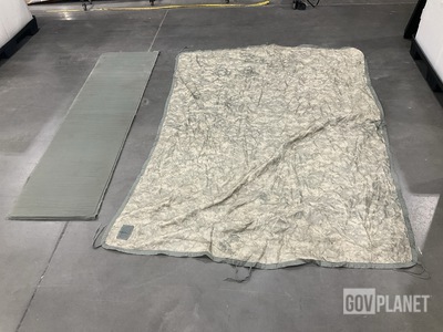 (60) Wet Weather Poncho Liners & (40) Self-Inflating Sleeping Mats