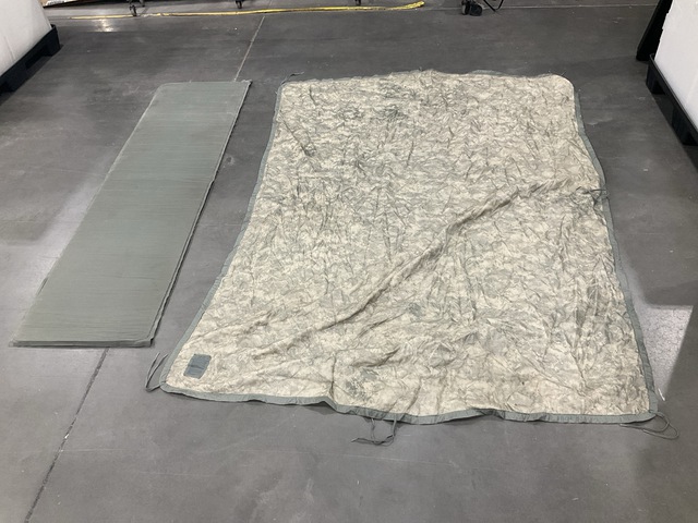 (60) Wet Weather Poncho Liners & (40) Self-Inflating Sleeping Mats