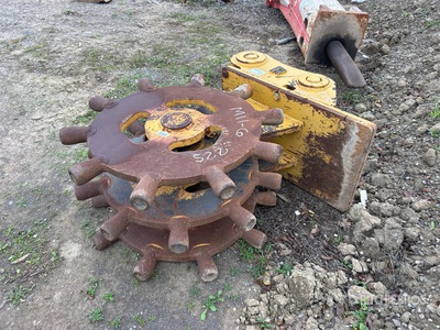 Rockland B0HPETF 24 in Excavator Compaction Wheel - Fits Cat 336