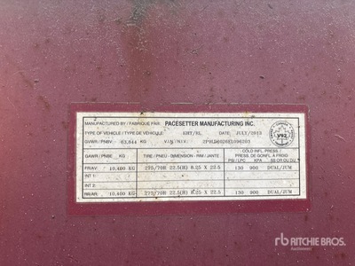 2014 Pacesetter T/A Double Drop Low Loader