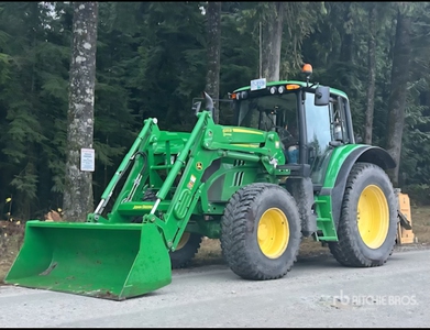 2016 John Deere 6130M 4WD Tractor