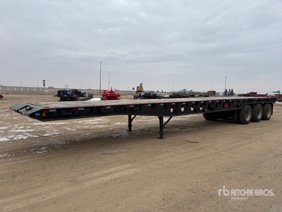 2011 Gerry 49 ft Tri/A Flatbed Ölfeld-Sattellauflieger