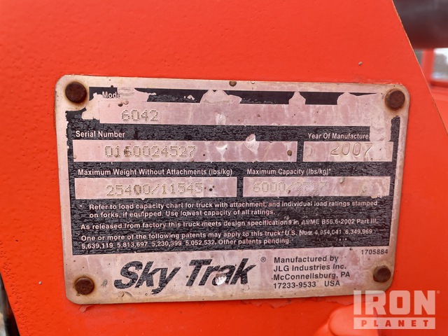 MANIPULADOR 2007 SKYTRAK