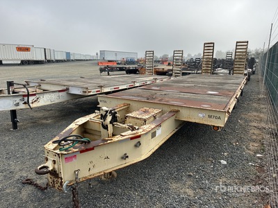 2005 Zieman 28 ft T/A Remolque Portamaquinaria