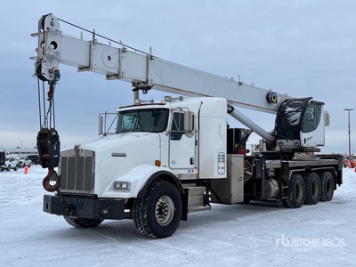 Manitex 5096S 50 ton Straight Boom on 2013 Kenworth T800 8x6 Sleeper mobiele kraan