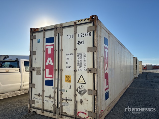 40 ft High Cube Refrigerated Insulated Storage Co ; Model: NA ...