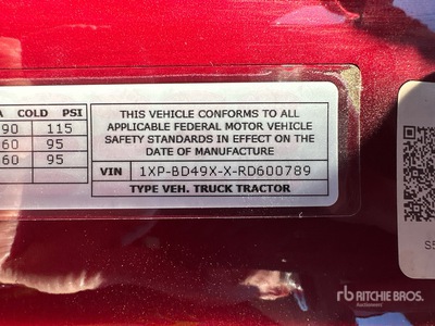 2024 Peterbilt 579 6x4 Tracteur Routier Couchette