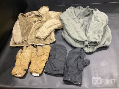 (1) Cold Weather Parka Liner, (39) Cold Weather Jackets & Assorted Items