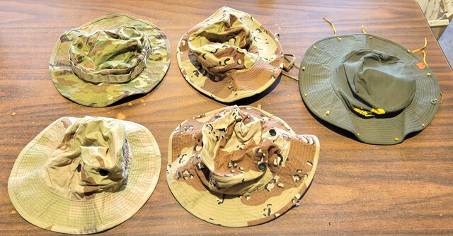 (302) Assorted Military Hats