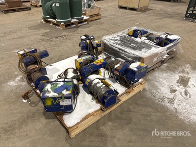 Quantity of (7) My-Te AC36B Winch Hoist