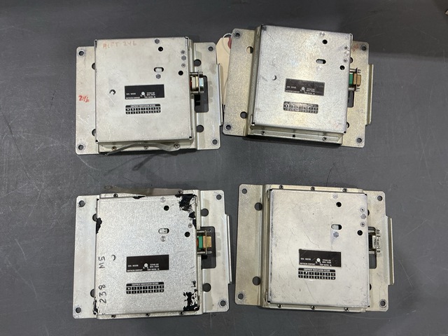 (4) Raytheon 727540-802 Battery Boxes